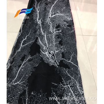 Polyester Digital Printed Black Abaya Veil Clothing Fabrics